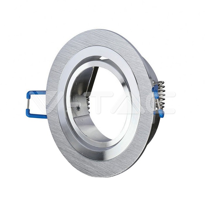 svetlo bodové  GU10  brúsený hliník kruhová výklopná 3600 - Tovar | MasMasaryk
