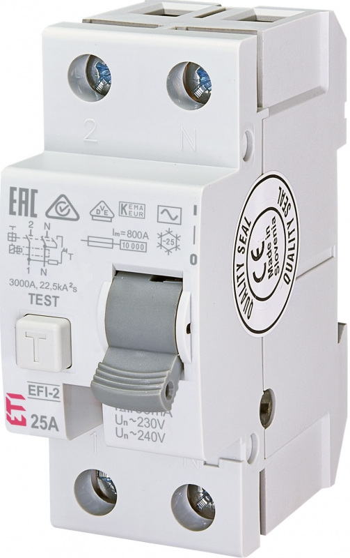 eti prúdový chránič EFI-2 25A-0.03mA 002062122 - modulárne prístroje | MasMasaryk