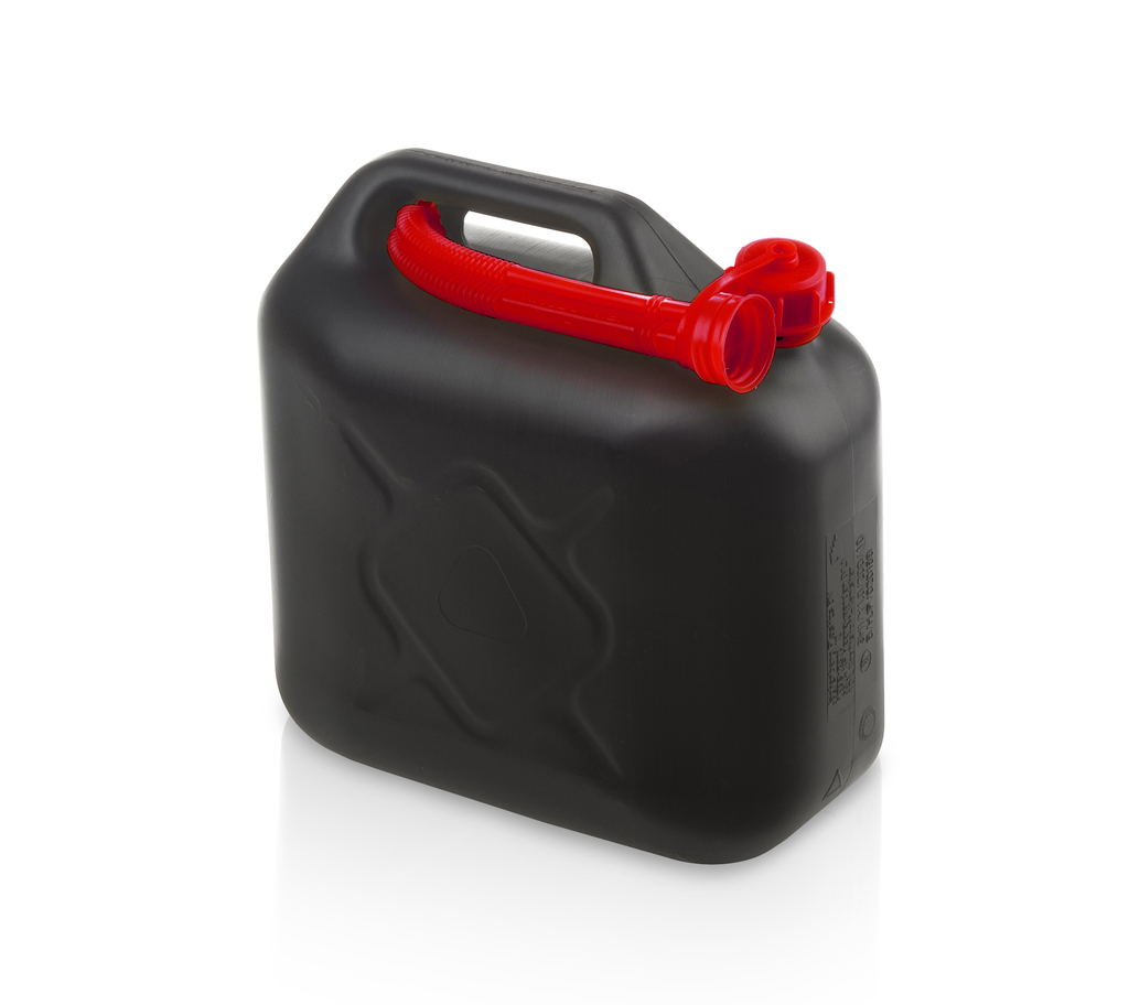 kanister na pohonné hmoty 10l čierny 951220