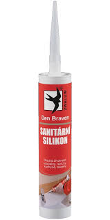 Den Braven silikon sanitárny strieborne šedý 310ml 30217RL - Stavebná chémia | MasMasaryk