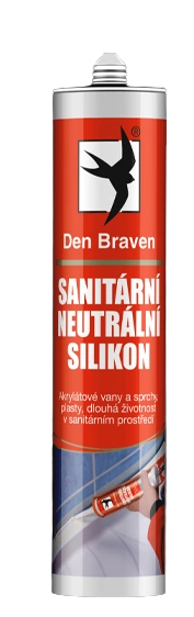 Den Braven  silikon sanitarny neutrálny bahama OXIM 310ML 306026RL - Stavebná chémia | MasMasaryk