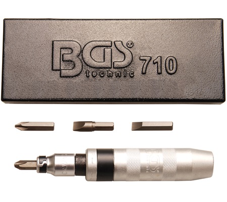 BGS skrutkovač úderový 1/2", 4 bity, adaptér 100710 - skrutkovače | MasMasaryk