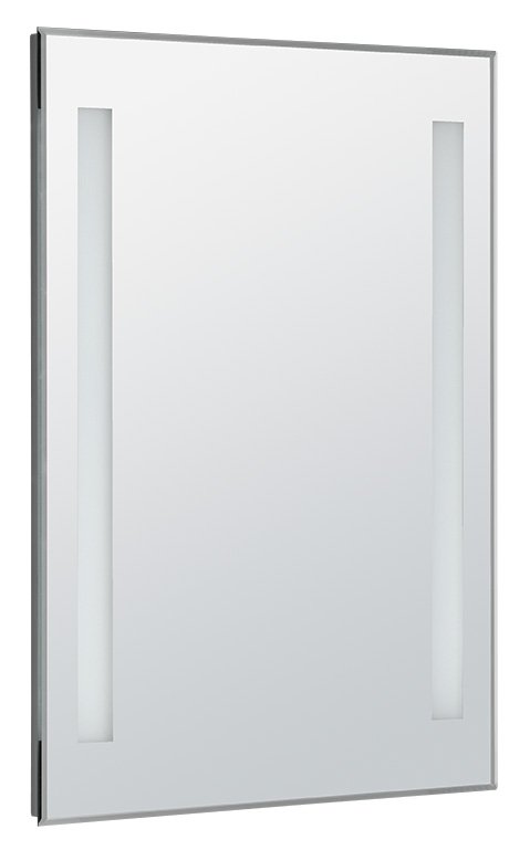 zrkadlo ATH52 50x80 LED osvetlenie, vypínač, sklenená polička - Zrkadlá s osvetlením | MasMasaryk