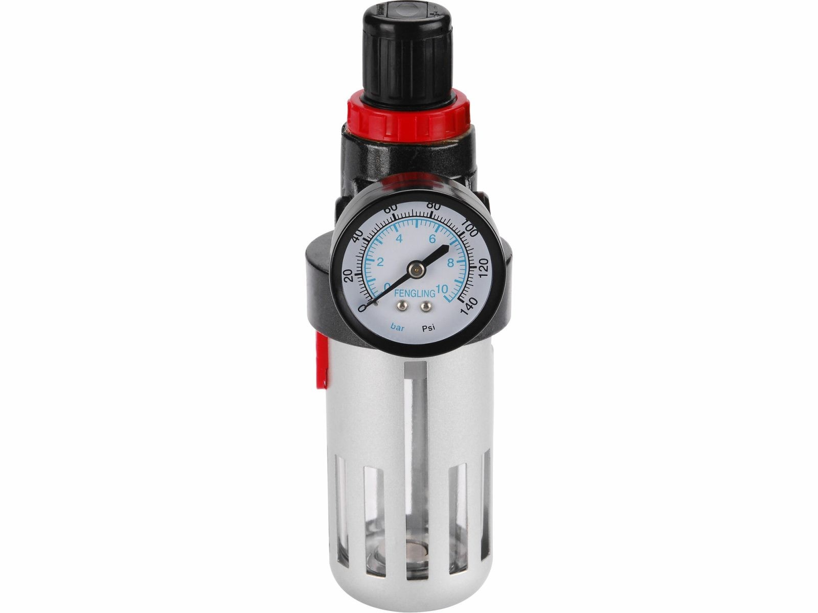 EXTOL regulátor tlaku s filtrom  8bar (0,8MPa), 1/4” konektor,  - úprava vzduchu-príslušenstvo kompresorov | MasMasaryk