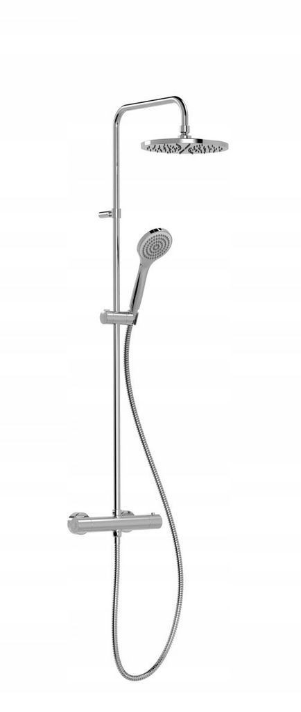 vodovodná batéria TRES BASE PLUS 21639301 sprchový termostatický set, hlavová + ručná sprcha - Tovar | MasMasaryk