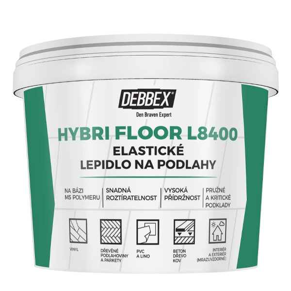 Den Braven elastické lepidlo na podlahy HYBRI FLOOR L8400 5kg - Lepidlá | MasMasaryk