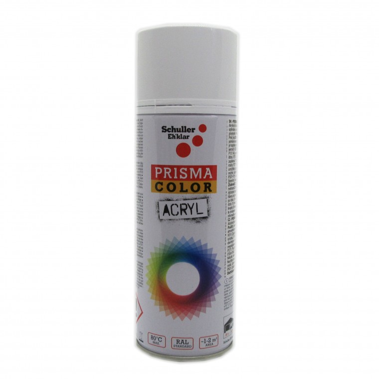 sprej akrylový lak 400ml farebný biely RAL9010 - Spreje | MasMasaryk