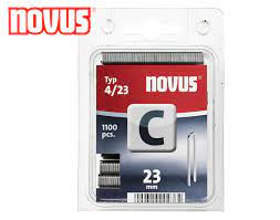spony  NOVUS C 4/23 1100ks šxh 6,1x1,1 - sponkovačky,spony,páskovačky | MasMasaryk