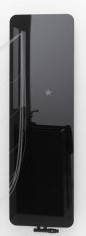 radiátor rebrík LOT NILA NIL-60/180LC3105 čierny/čierne sklo - Vykurovanie kúpeľne | MasMasaryk