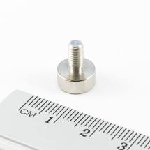 Magnet kruh v puzdre s vonkajším závitom 10x4,5mm - magnety | MasMasaryk