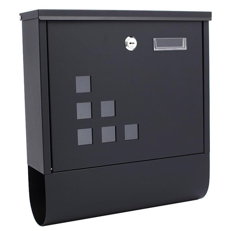 poštová schránka  XL-TOOLS čierna   - schránky,trezory | MasMasaryk
