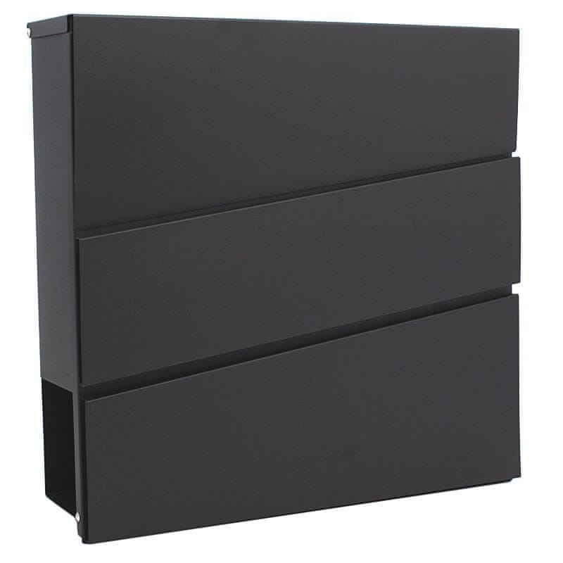 poštová schránka  XL-TOOLS čierna  - schránky,trezory | MasMasaryk
