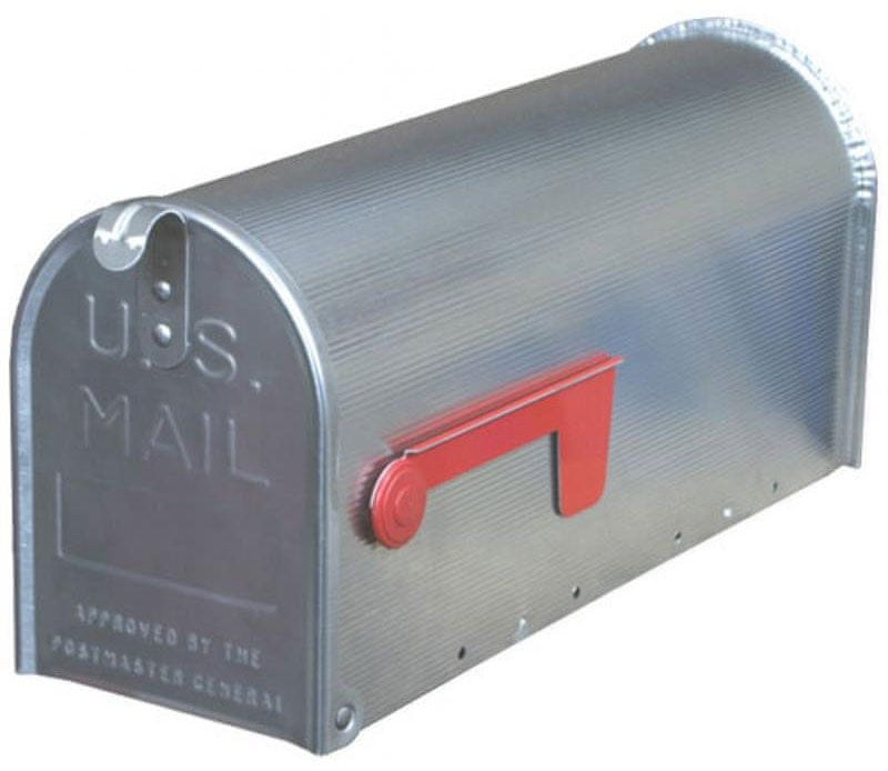 poštová schránka  XL-TOOLS NEW YORK, strieborná   - schránky,trezory | MasMasaryk
