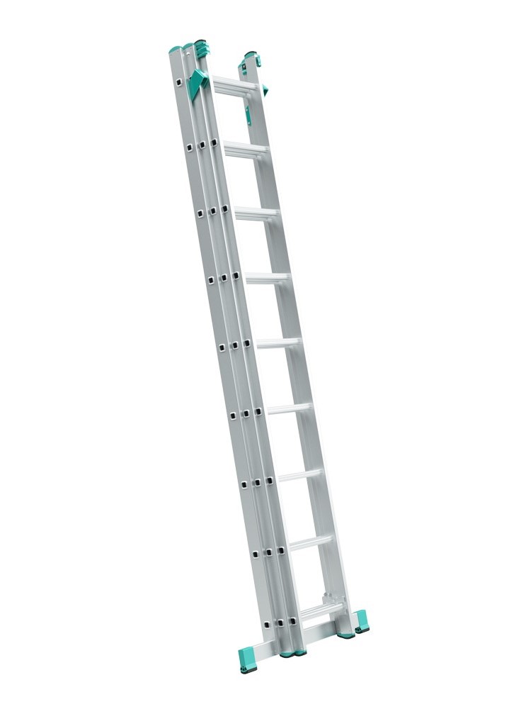 ALVE rebrík trojdielny EUROSTYL   3x 9    2,6/5,7/3,7 s úpravou na schody - Záhrada a dom | MasMasaryk