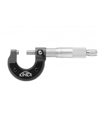 Mikrometer strmeňový KINEX   0-25 mm/0,01mm, ČSN 25 1420, DIN 863 - metre,pásma,posuvné meradlá,pravítka | MasMasaryk