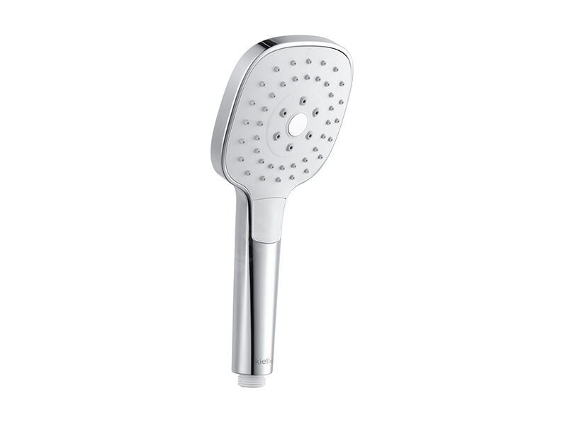 sprchová hlavica ručná KIELLE VEGA 20418000 chróm/biela, 3-polohová, 130mm, samočistiace trysky  - Vodovodné batérie | MasMasaryk
