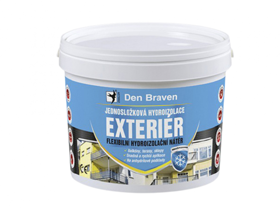 Den Braven tekutá lepenka hydroiz. jednozložková exteriér 13kg CH0293  - Ostatná stavebná chémia | MasMasaryk