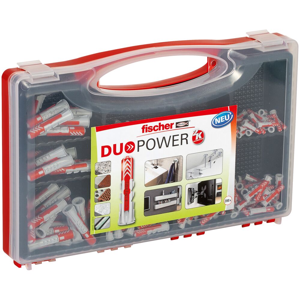 Fischer hmoždinky DuoPower RED-BOX    NV 535973 - Tovar | MasMasaryk