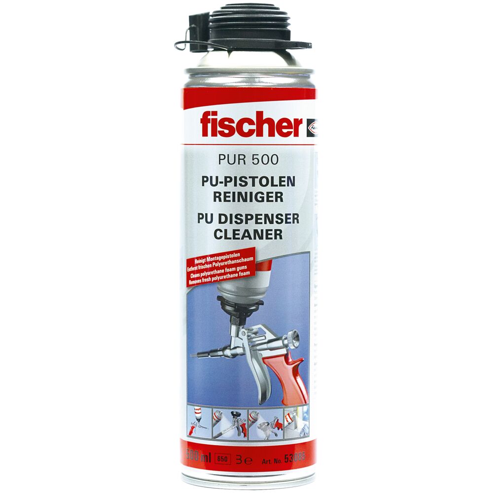 Fischer  čistiaci prípravok na peny  PUR R 500ml  525010 - Čističe a odmastňovače | MasMasaryk