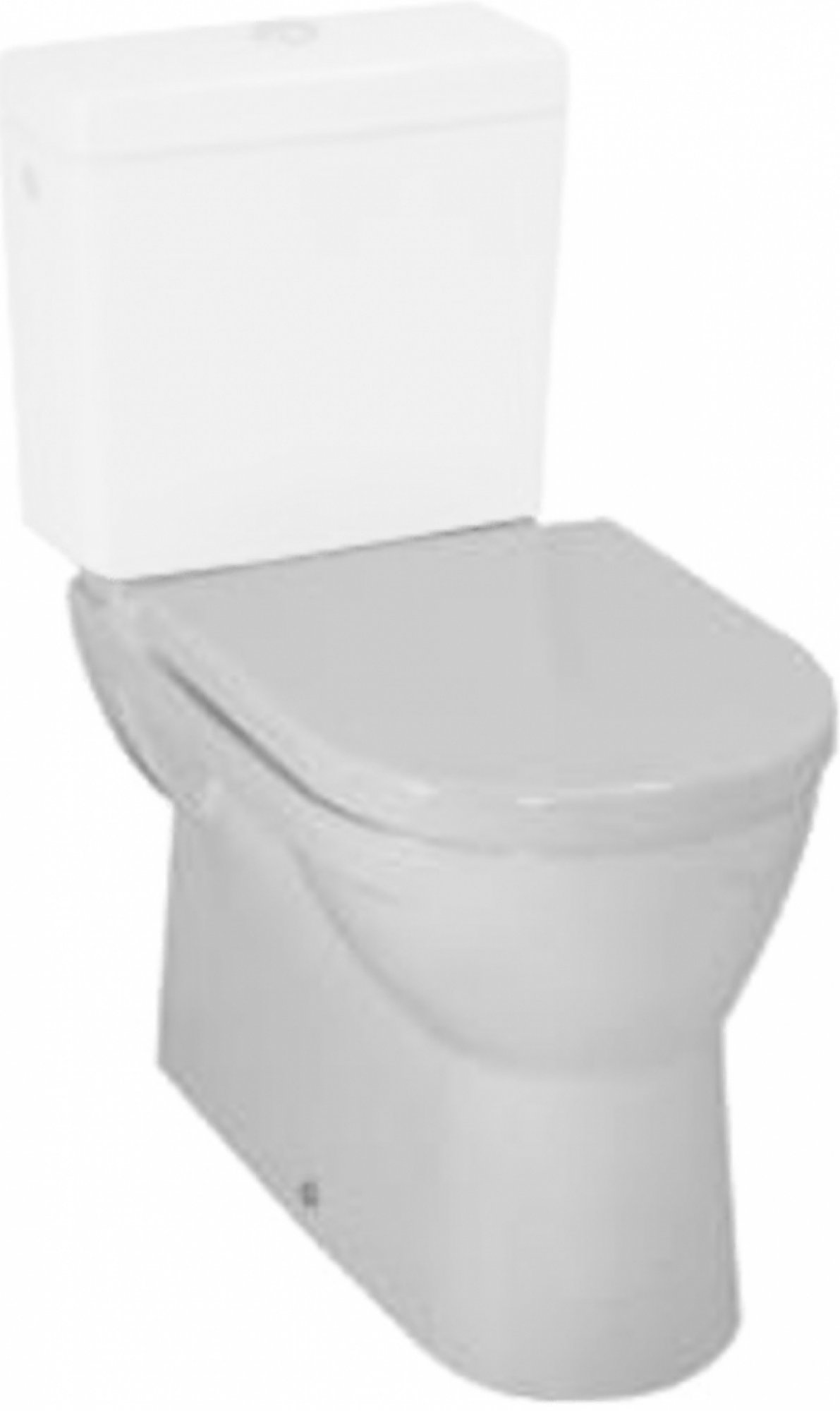 WC misa kombi UNI LAUFEN PRO H8249590000001, ploché spl., kapotovaný, vrátane inšt. sady - Kombi WC | MasMasaryk