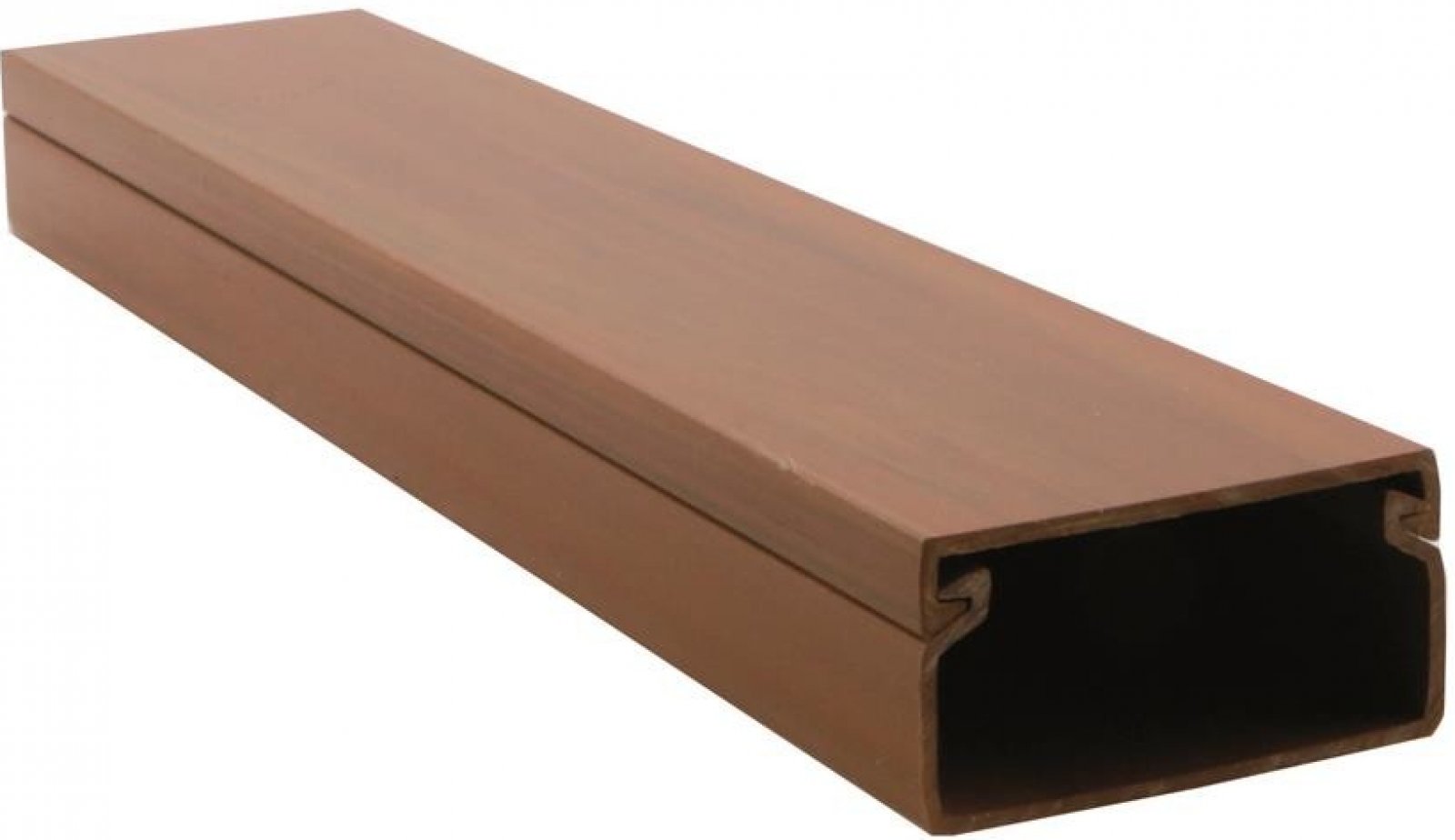 Lišta PVC1 5x10 D1001-8835 1ks=2m tmavé drevo - lišty,trubky,chráničky | MasMasaryk