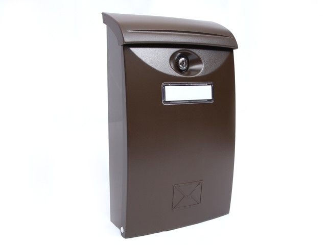 poštová schránka  ABS1 240 x 340 x 85 hnedá - schránky,trezory | MasMasaryk