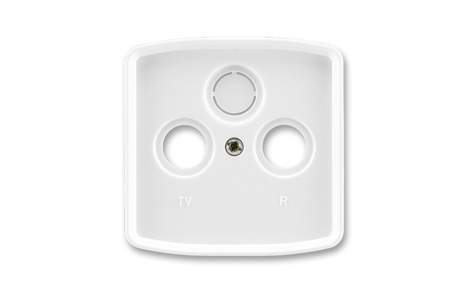 T- kryt zásuvky TV+R/SAT-vylam./ 5011A-A00300 B biely - vypínače a zásuvky | MasMasaryk