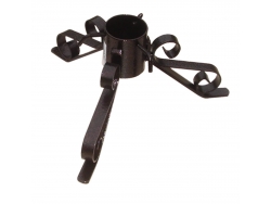 Stojan na stromček kovový strieborná antika 5282