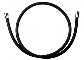 sprchová hadica BLACK/150,5 plast, antitwist, 150cm - Príslušenstvo k batériam | MasMasaryk
