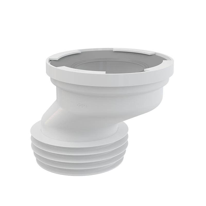 prípojka k WC misy A991-40 excentrická  40mm polypropylen - WC, plavaky a vyp. zariadenia | MasMasaryk
