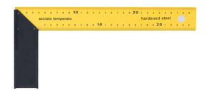 uholník stolársky žltý HOBBY 300mm 14430 - metre,pásma,posuvné meradlá,pravítka | MasMasaryk