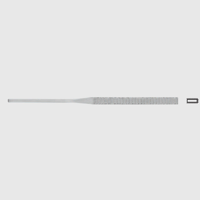 PFERD rašpľa ihlová plochá 140mm H2  2501  - pilníky, rašple,dláta | MasMasaryk