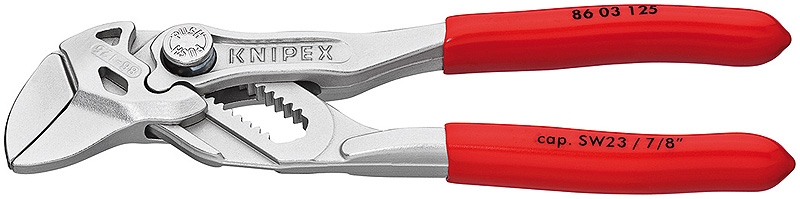 KNIPEX kliešte nastavitelné 125mm mini s máčanou rukoväťou 86 03 125 - Tovar | MasMasaryk