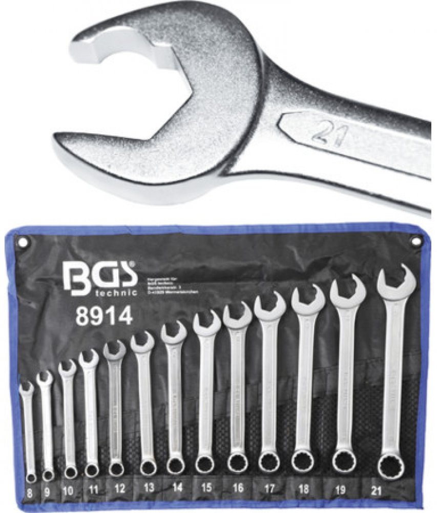 BGS klúč OP sada 8-21mm "račňové" 13diel. 108914 - klúče  | MasMasaryk
