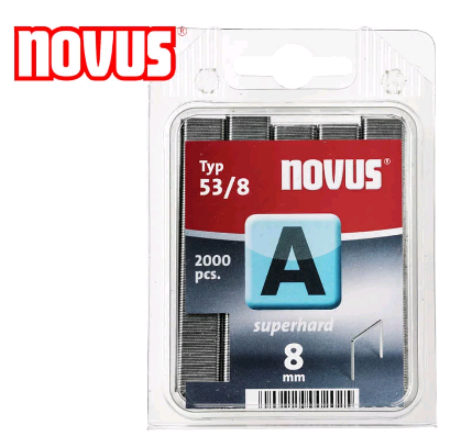 spony  NOVUS A 53/ 8 2000ks šxh 11,3x0,75 - sponkovačky,spony,páskovačky | MasMasaryk