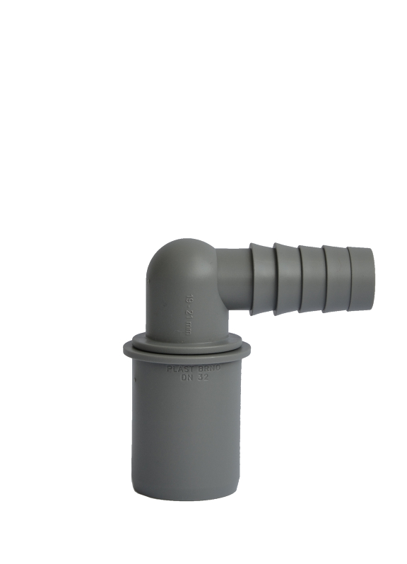 HT koncovka rohova DN 32 na pripoj hadice 19-21mm  UZ30R00 - odpady - kanalizácia | MasMasaryk