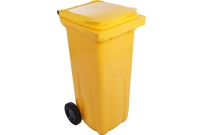 Nádoba na odpad popolnica plastová  240 l  5553 žltá - kanistre,nádoby,bedničky,popolnice | MasMasaryk