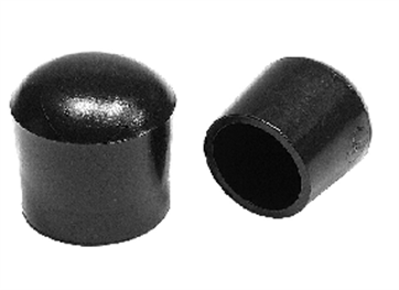 plastová krytka viečko na trubku "A" 8  čierne - Nábytkové príslušenstvo | MasMasaryk