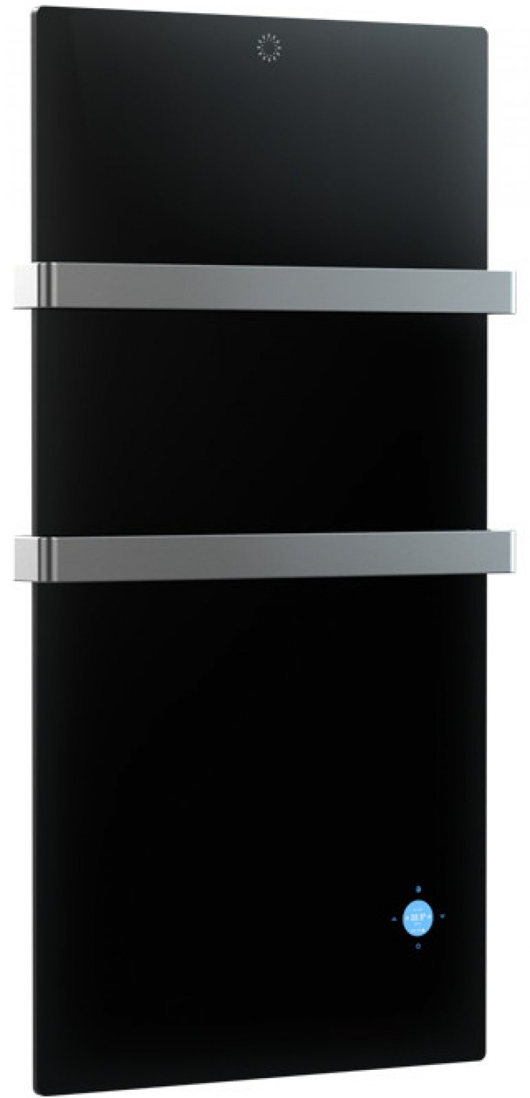 vykurovací panel TowelBoy 600W 1100x550 Graphenium Black - strieborné madlá - Iné vykurovanie | MasMasaryk