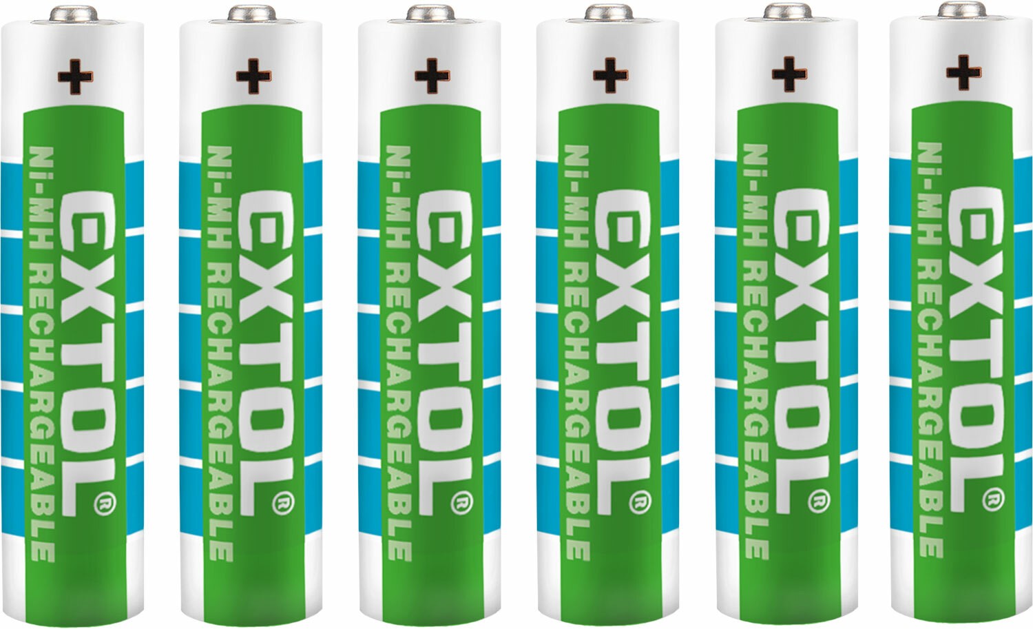 batéria nabíjateľná AAA 1000Nimh 1,2V 4+2ks EXTOL ENERGY - Elektro | MasMasaryk