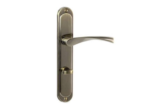 kľučka/kľučka 72/WC Kometa bronz  K-518-72/AB - Kľučky na obyčajný kľúč (OK)(BB) | MasMasaryk