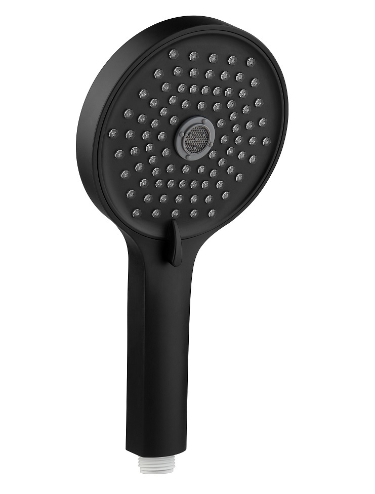 sprchová hlavica ručná AQS55007 3-polohová, čierna mat, ISOLLAZ - Vodovodné batérie | MasMasaryk