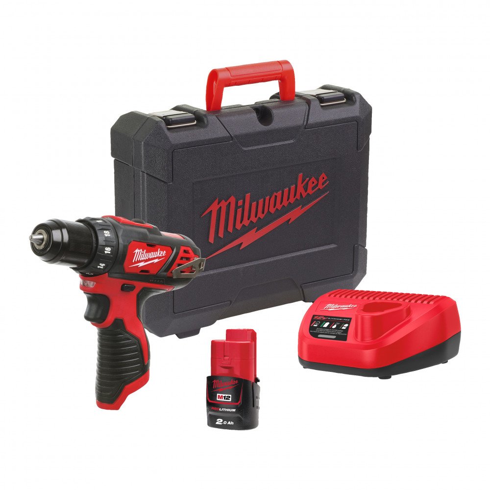 Milwaukee AKU skrutkovač M12 BDD-201C 4933479439 - Skrutkovače a rázové uťahováky | MasMasaryk