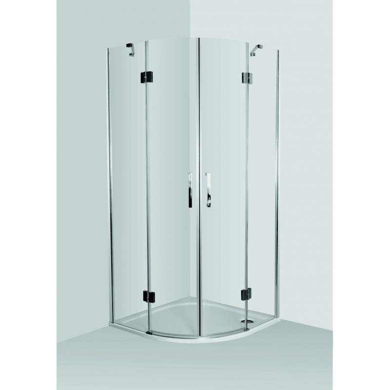 sprchový kút VIVEIRO NEW 90x90 čire sklo, štvrťkruh, pántové otváranie - Tovar | MasMasaryk