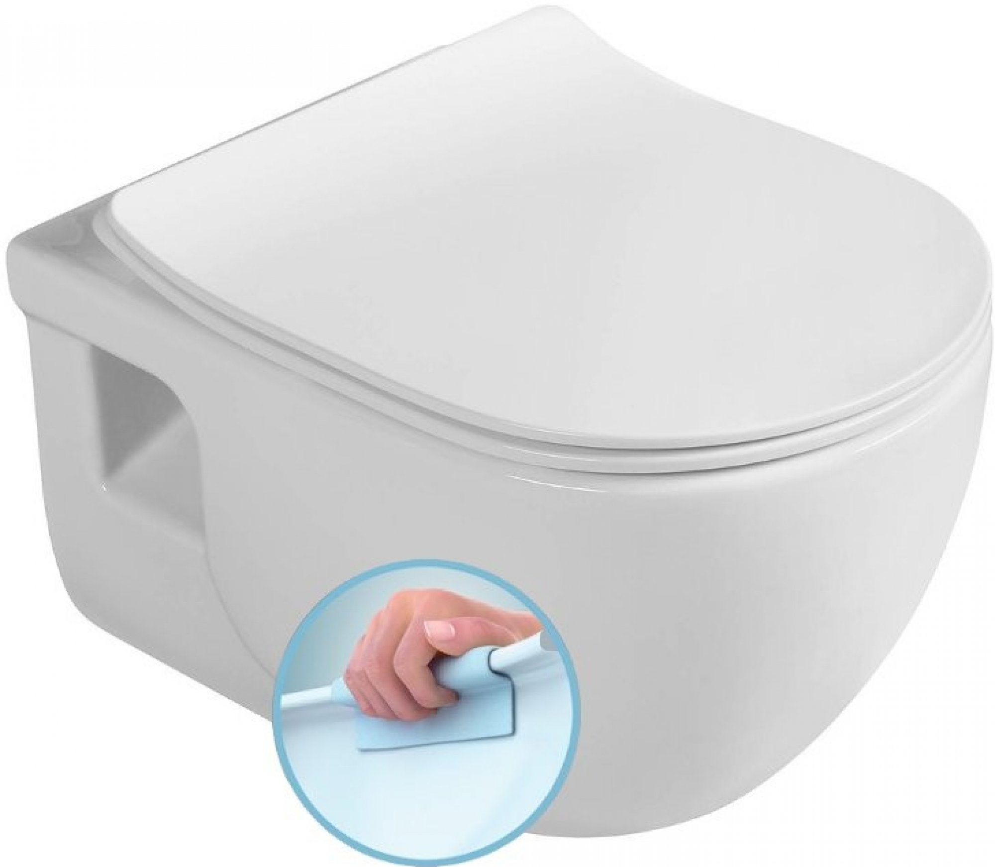 WC misa záv. BRILLA rimless 100614 36,5x53 cm - Závesné WC | MasMasaryk