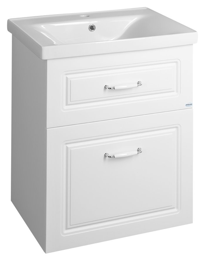 nábytok AQUALINE FAVOLO FV260 skrinka umývadlová 60cm biela mat - Skrinka pod umývadlo/dosku | MasMasaryk
