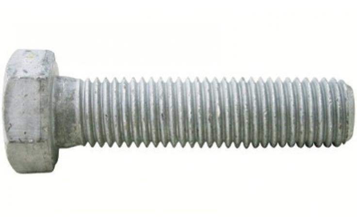 skrutka M 16x 55  žiar. ZN  DIN 933 8.8 cz