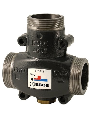 ESBE ventil termostatický zmiešavací DN25prip.5/4" VTC512-25-50 °C  51021500 - VG,VP,šupáky,spätné klapky,kohúty,šrúbenia | MasMasaryk