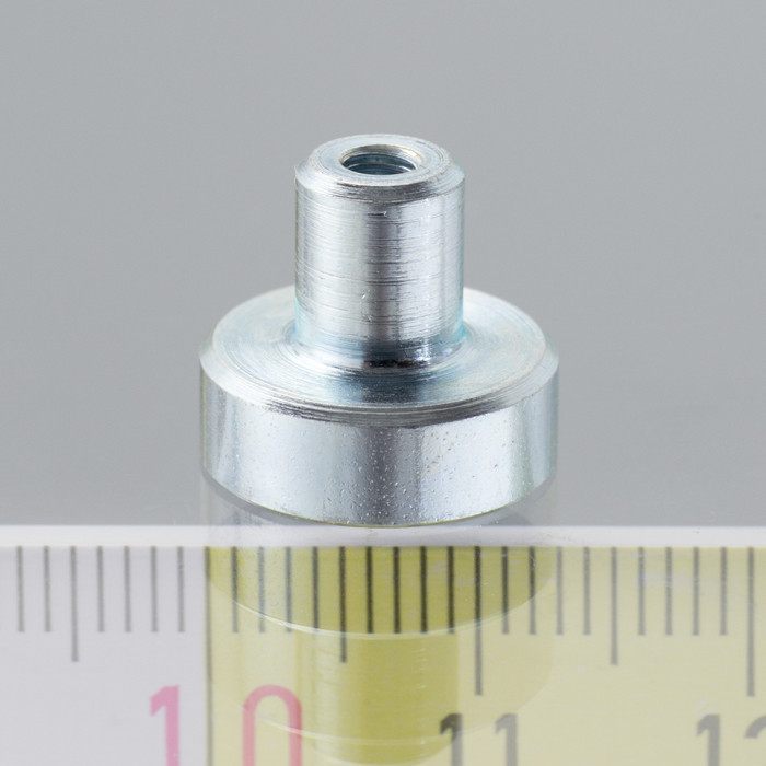 Magnet šošovka so stopkou 13x4,5 mm  M3  27062 - magnety | MasMasaryk