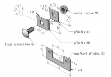 žlab drôtený spojka SZM 4 ARK-213040